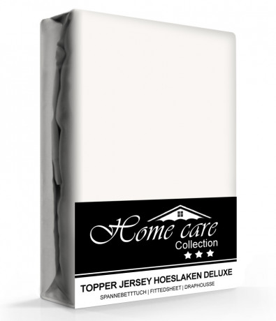 Homecare Jersey Topper Hoeslaken Creme